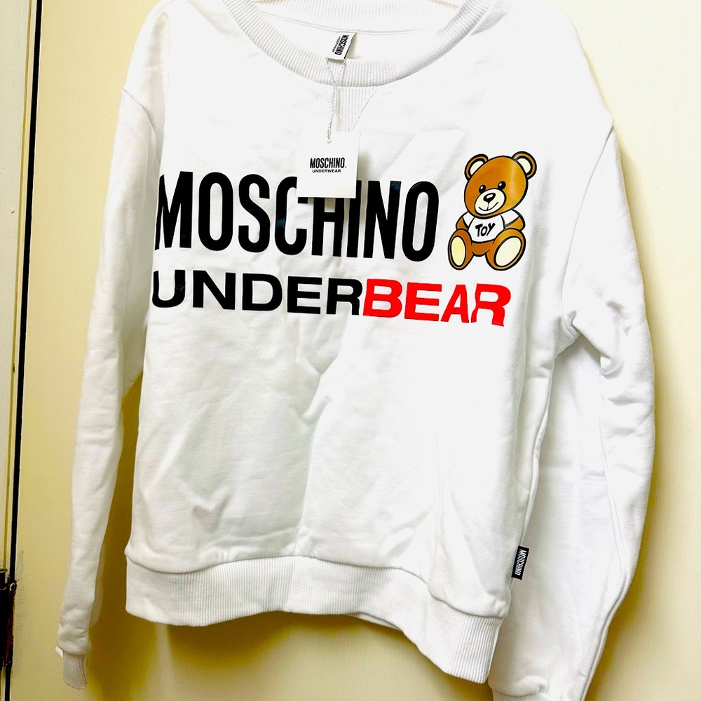 White Mochino sweatshirt